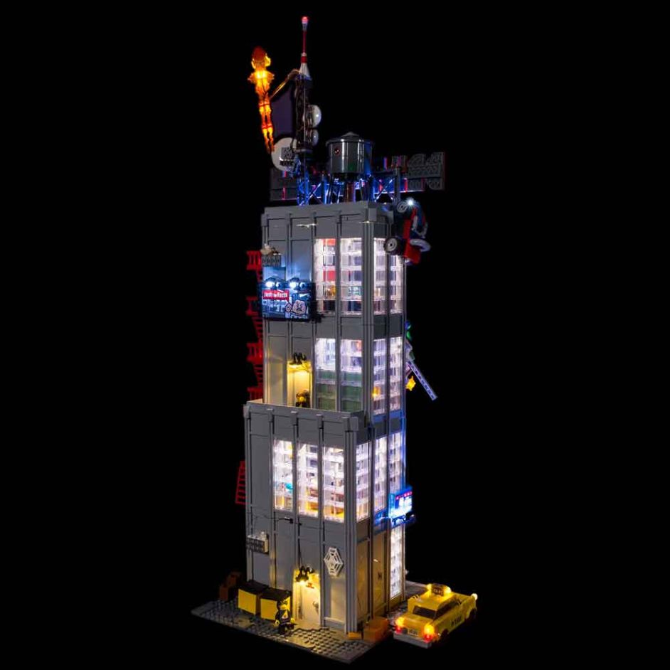 Light My Bricks (LMB) Light kit for LEGO # 76178 Daily Bugle