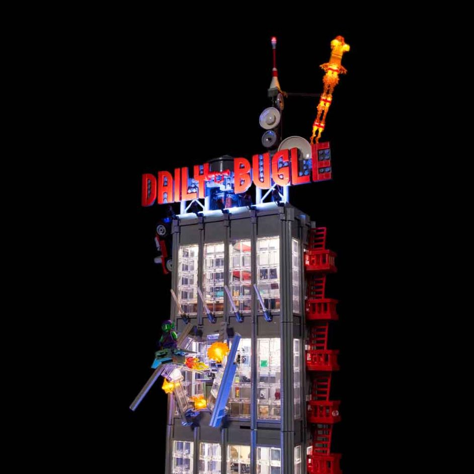 Light My Bricks (LMB) Light kit for LEGO # 76178 Daily Bugle