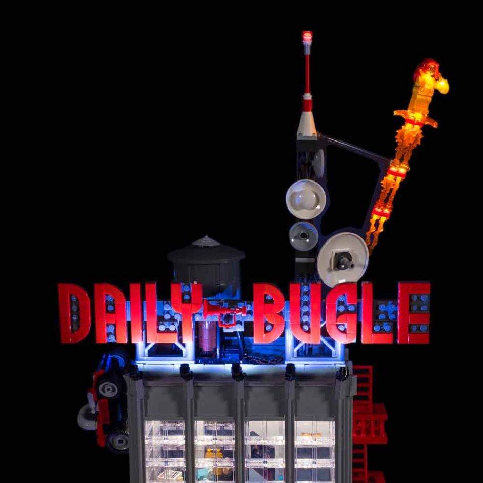 Light My Bricks (LMB) Light kit for LEGO # 76178 Daily Bugle