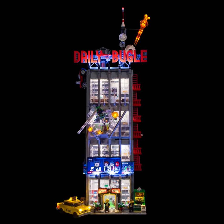 Light My Bricks (LMB) Light kit for LEGO # 76178 Daily Bugle