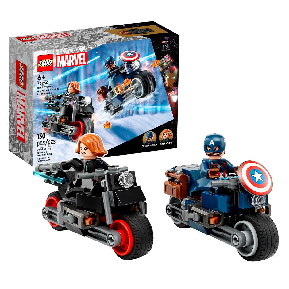 Black Widow &amp; Captain America Motorcycles