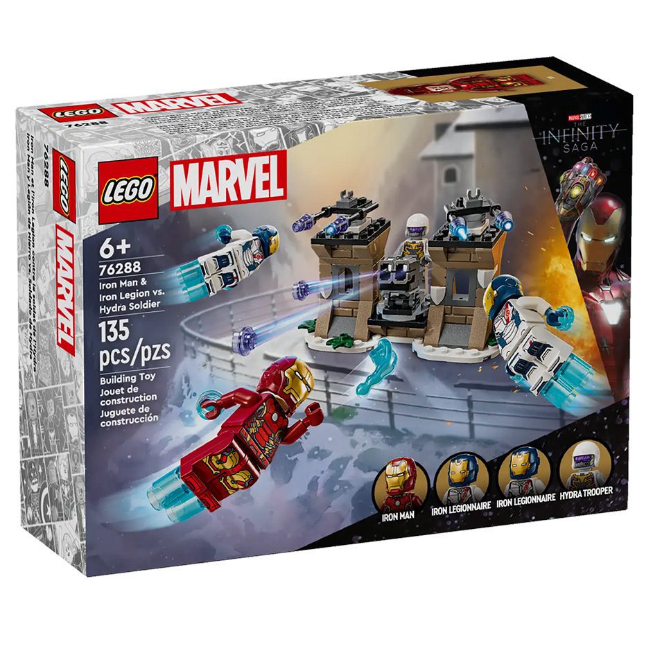 Iron Man &amp; Iron Legion vs. Hydra Soldier