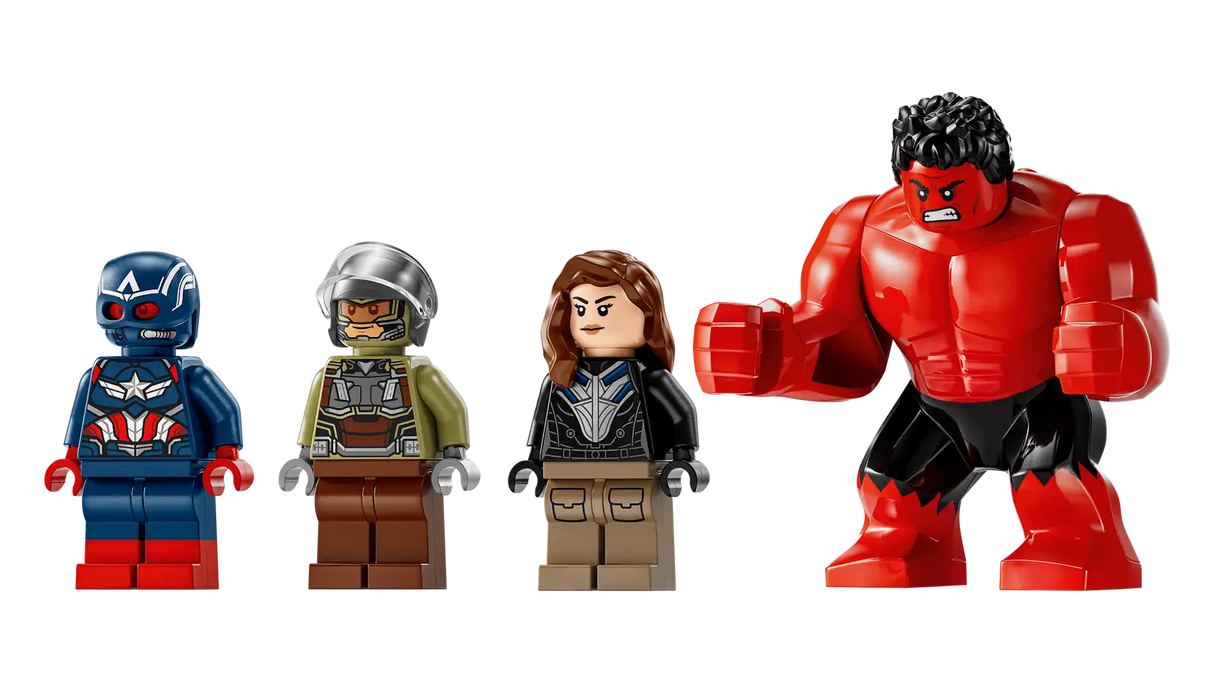 Captain America vs. Red Hulk Battle