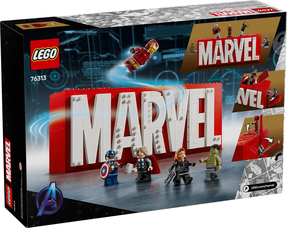 Marvel Logo &amp; Minifigures