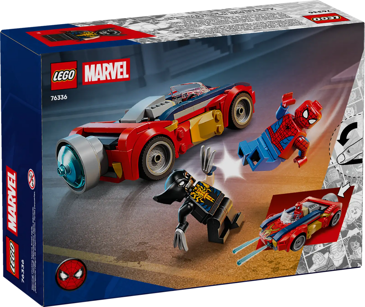 Spider-Man Car vs. Venomized Wolverine