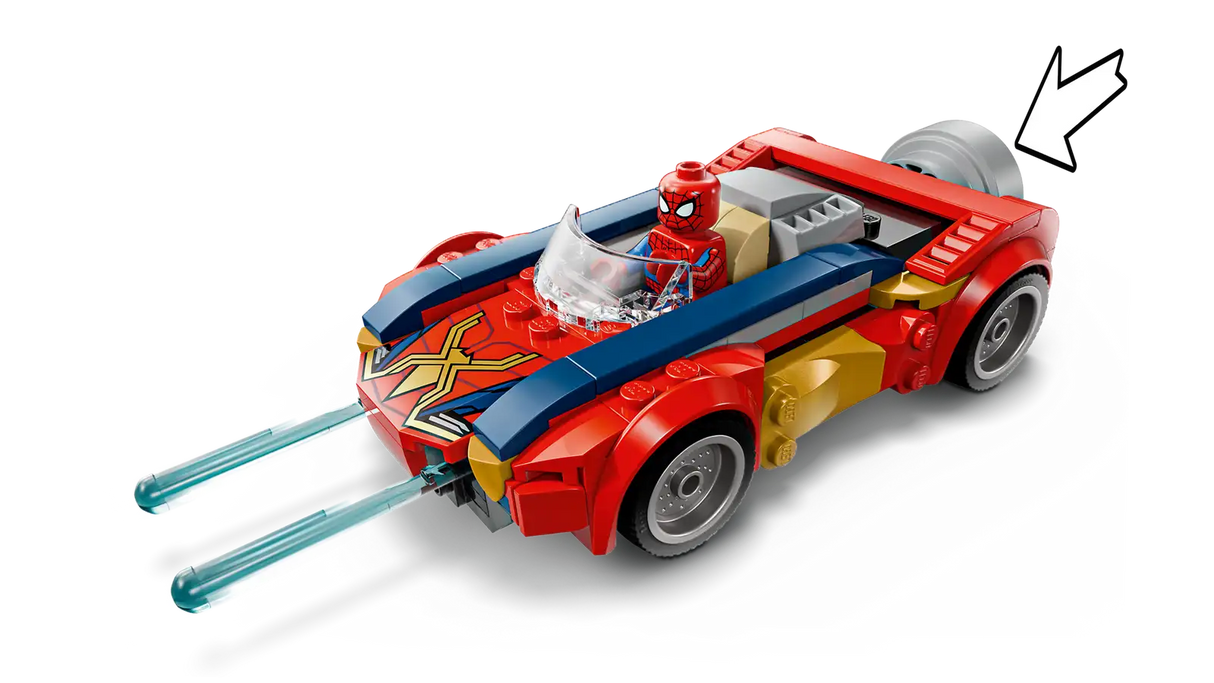 Spider-Man Car vs. Venomized Wolverine