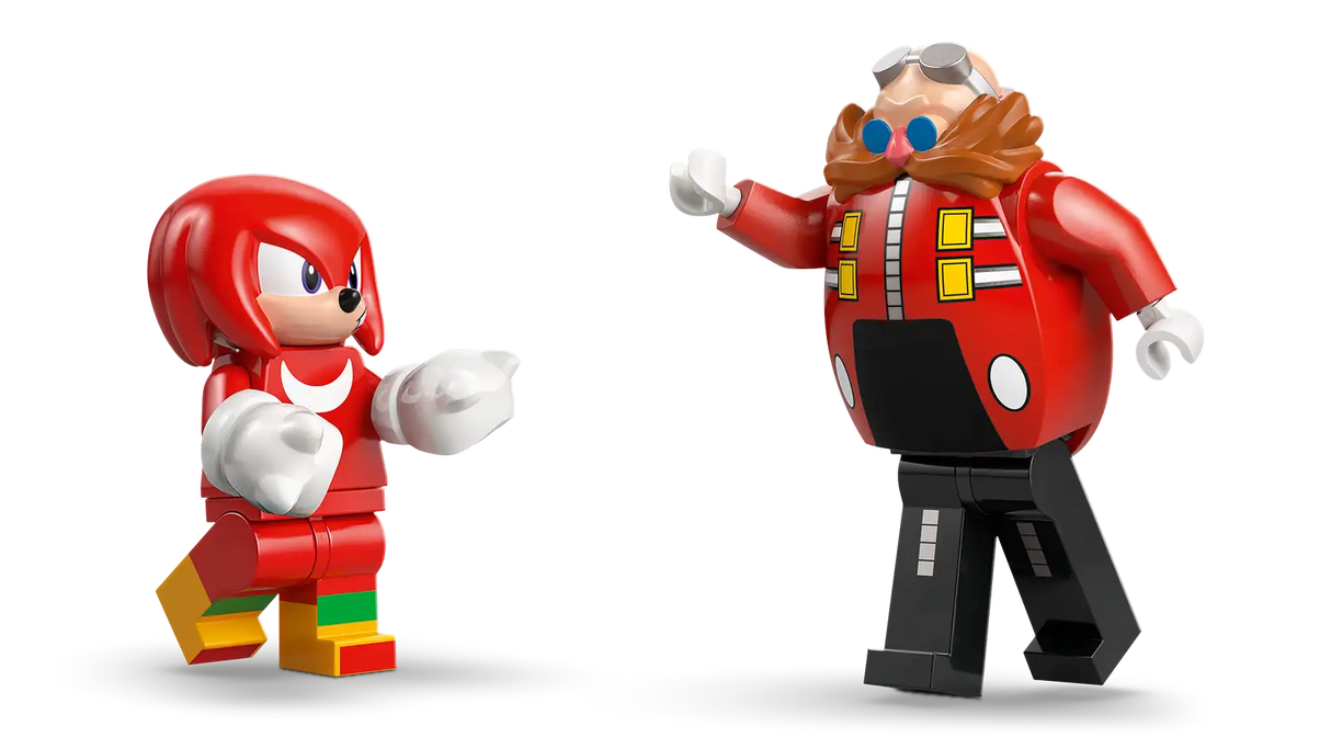 Knuckles vs. Dr. Eggman Egg Crusher Mech
