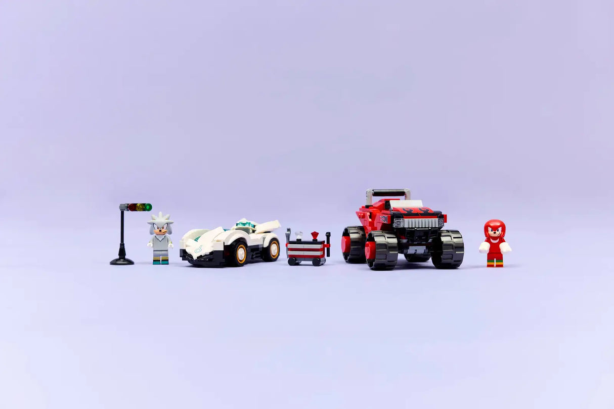 Silver's Car vs. Knuckles' Monster Truck