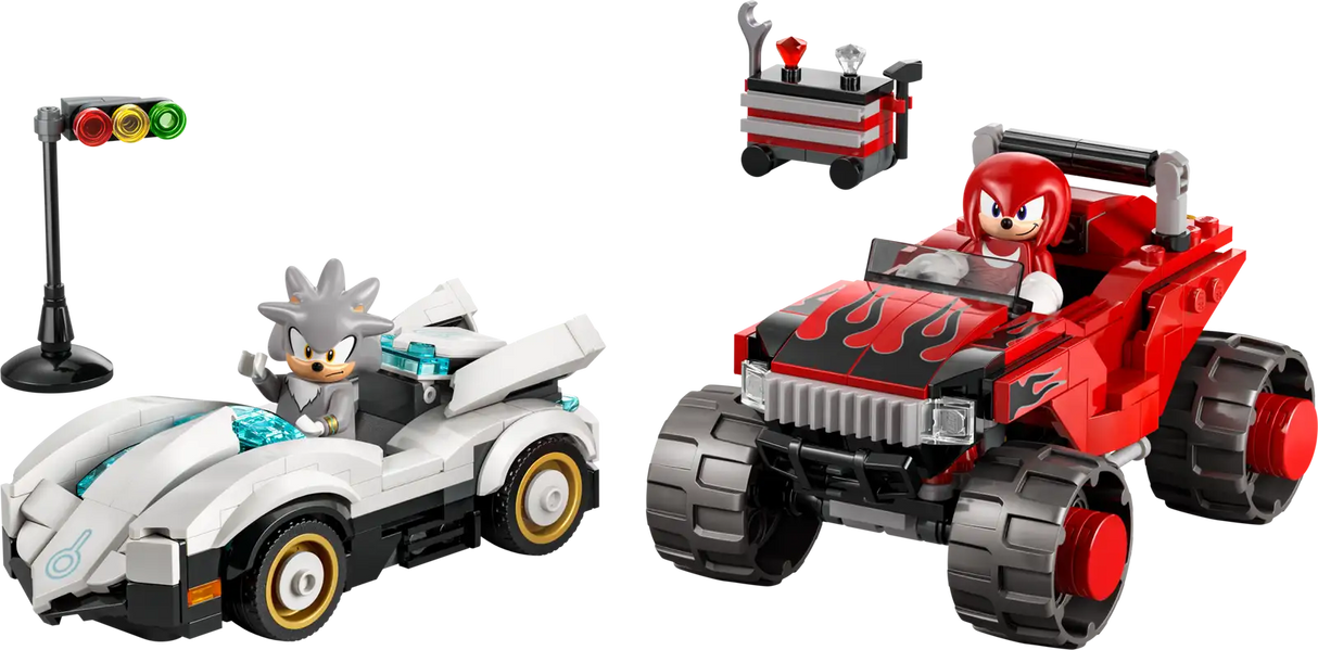 Silver's Car vs. Knuckles' Monster Truck