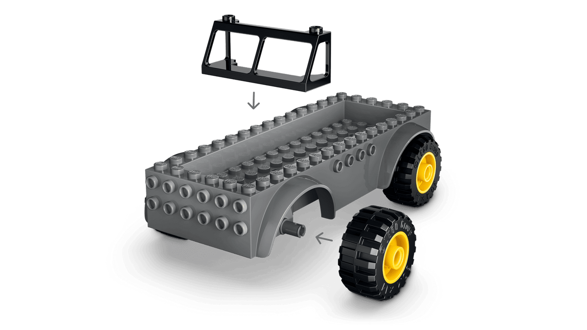 Young T. Rex Transport Truck