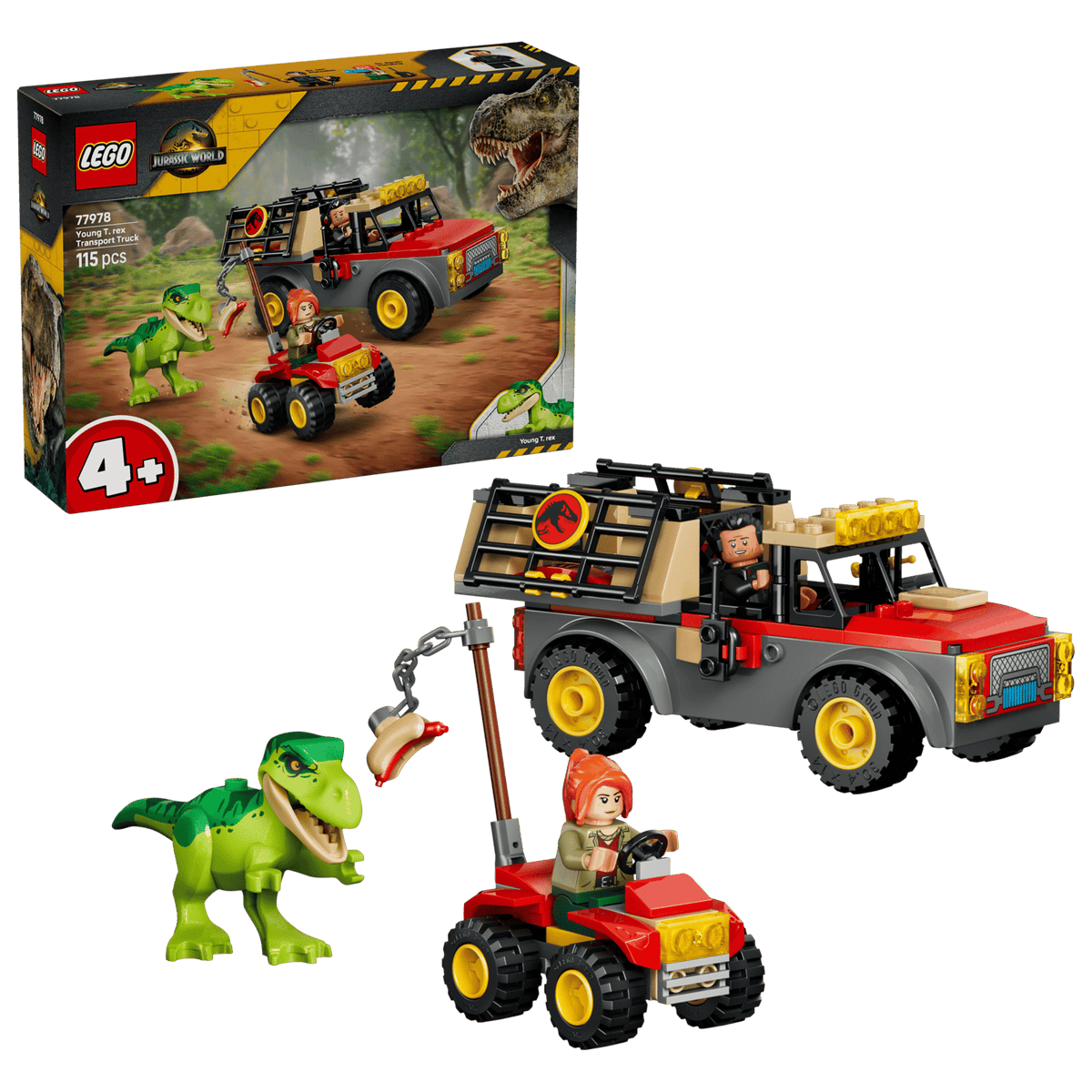 Young T. Rex Transport Truck