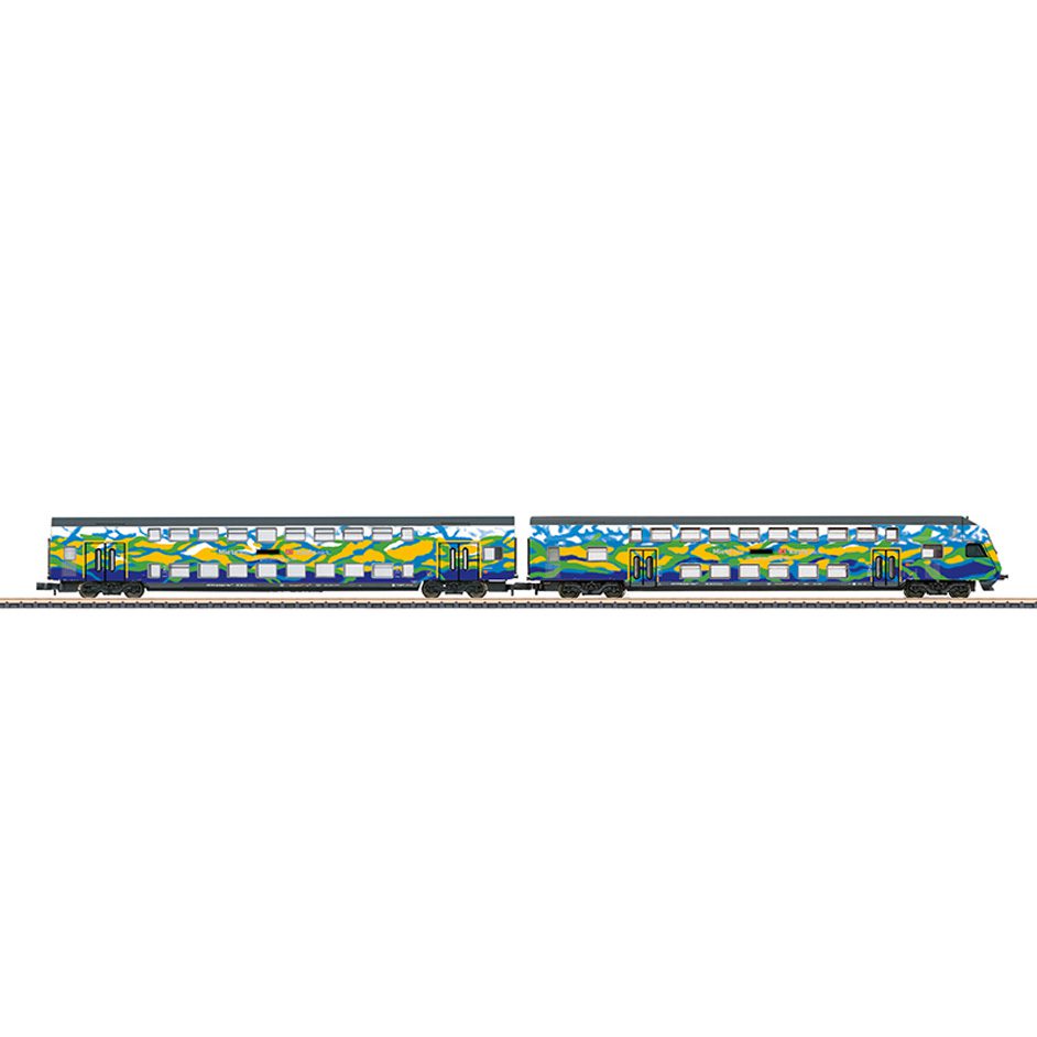 2-Axle Open Platform Car in Real Bronze