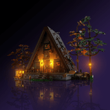 Light My Bricks (LMB) 2.0 Light Kit for LEGO #21338 A-Frame Cabin