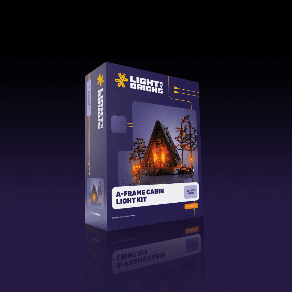 Light My Bricks (LMB) 2.0 Light Kit for LEGO #21338 A-Frame Cabin