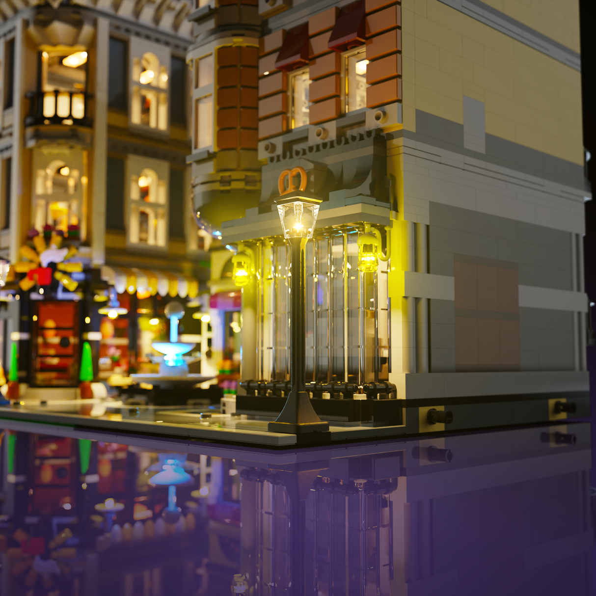 Light My Bricks (LMB) 2.0 Light Kit for LEGO #10255 Assembly Square
