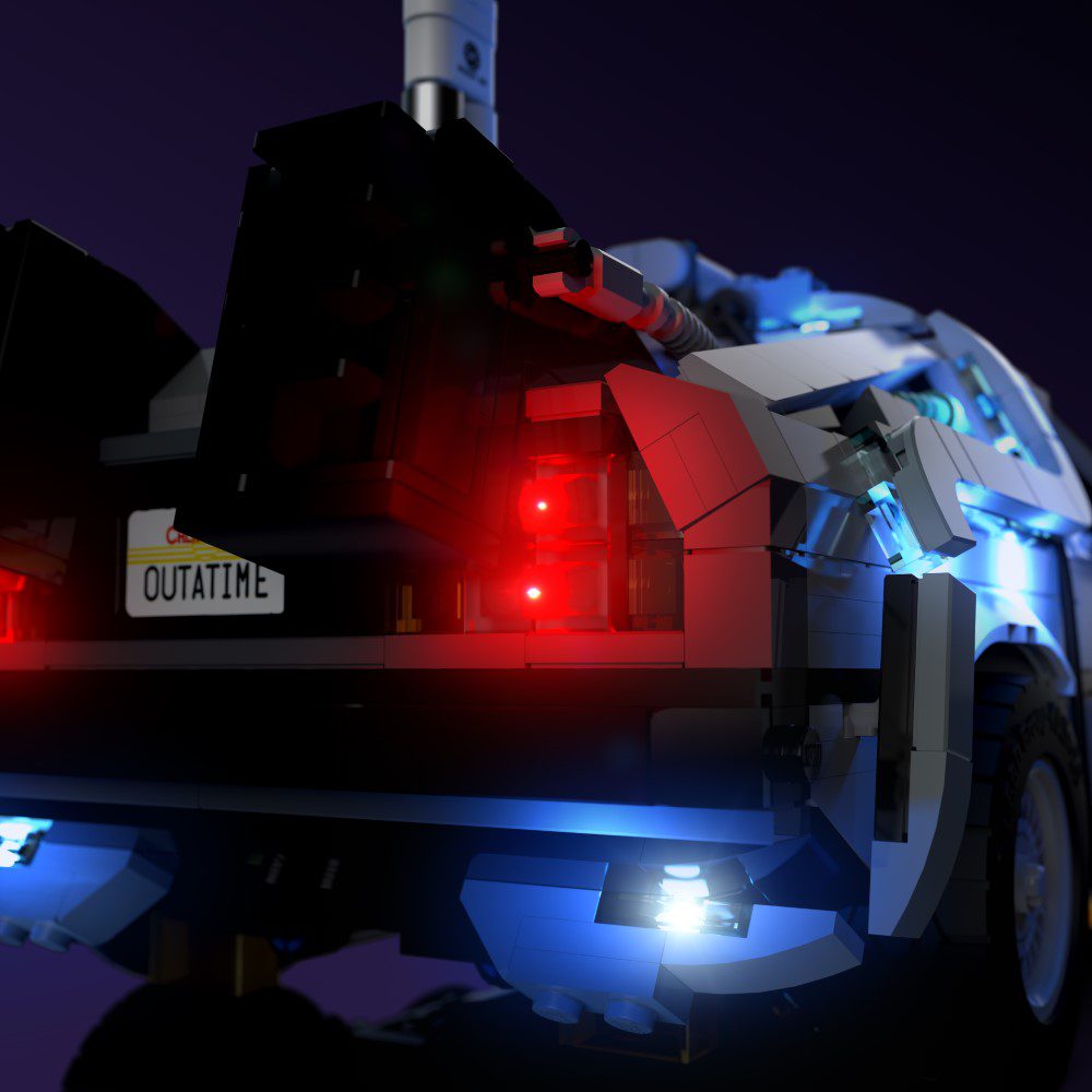 Light My Bricks (LMB) 2.0 Light Kit for LEGO #10300 Back to the Future Time Machine