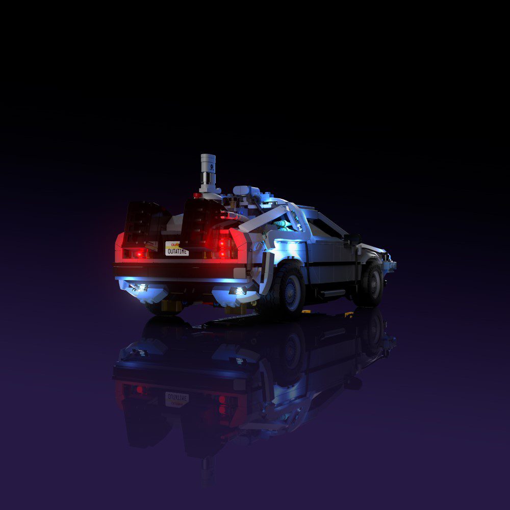 Light My Bricks (LMB) 2.0 Light Kit for LEGO #10300 Back to the Future Time Machine