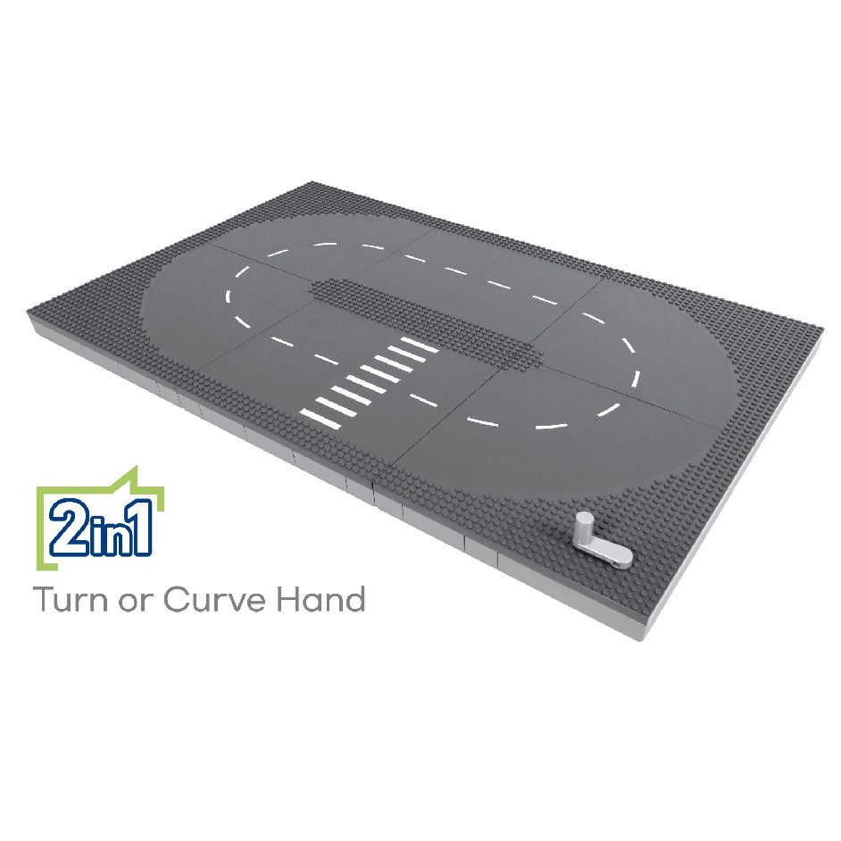 Curve Road_Hand Gear 2in1 - Gray