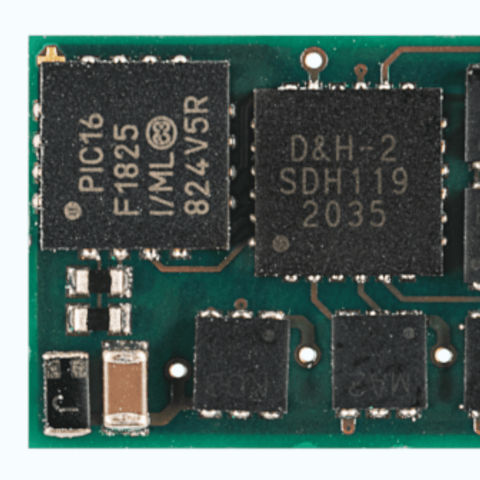 Vehicle decoder DH10C for SX1, SX2, DCC and MM, without connecting wires