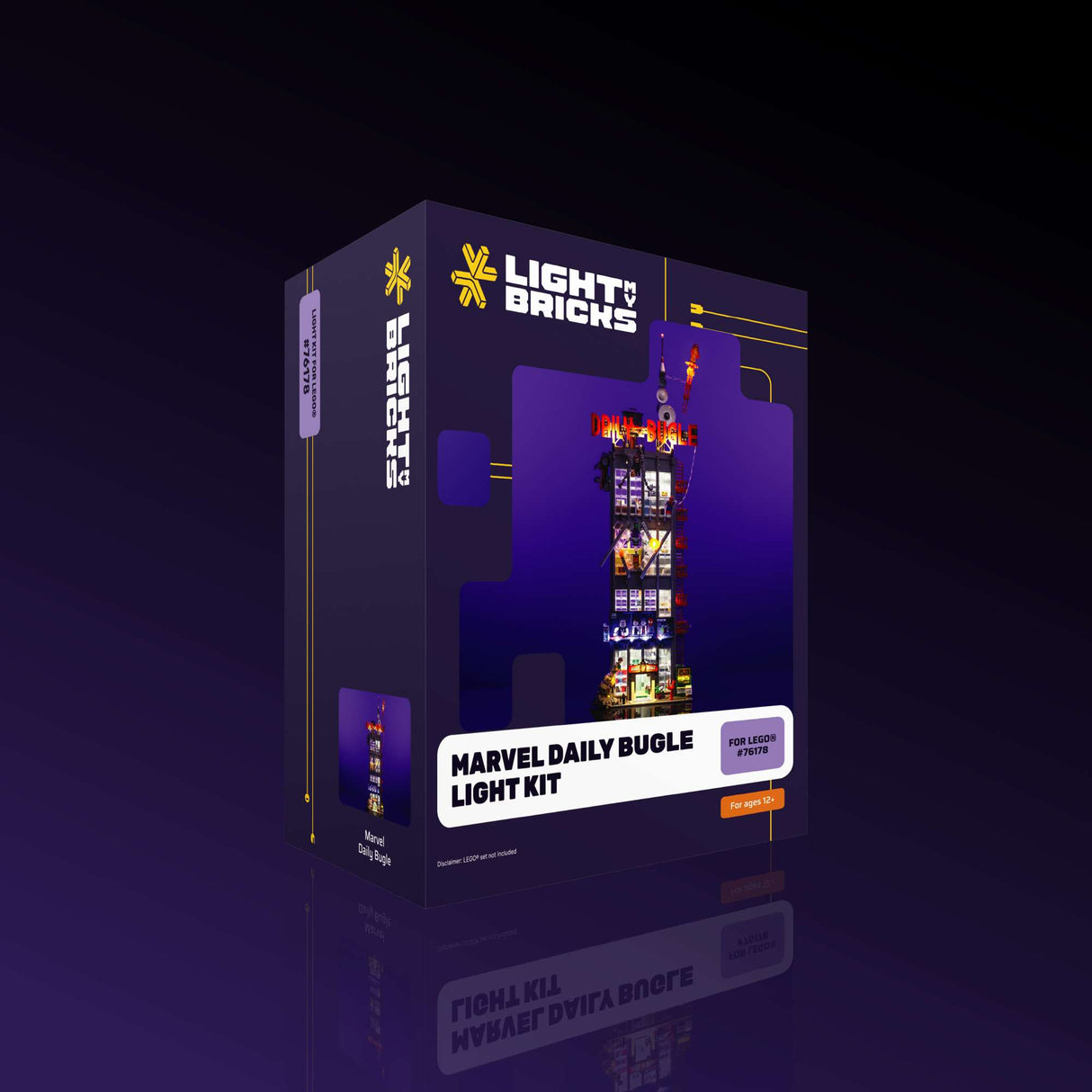 Light My Bricks (LMB) 2.0 Light Kit for LEGO #76178 Daily Bugle