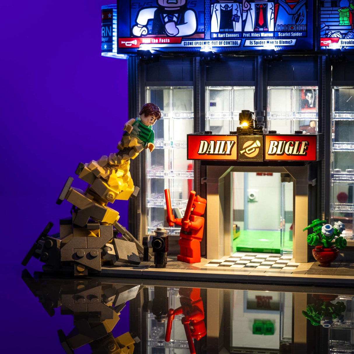Light My Bricks (LMB) 2.0 Light Kit for LEGO #76178 Daily Bugle