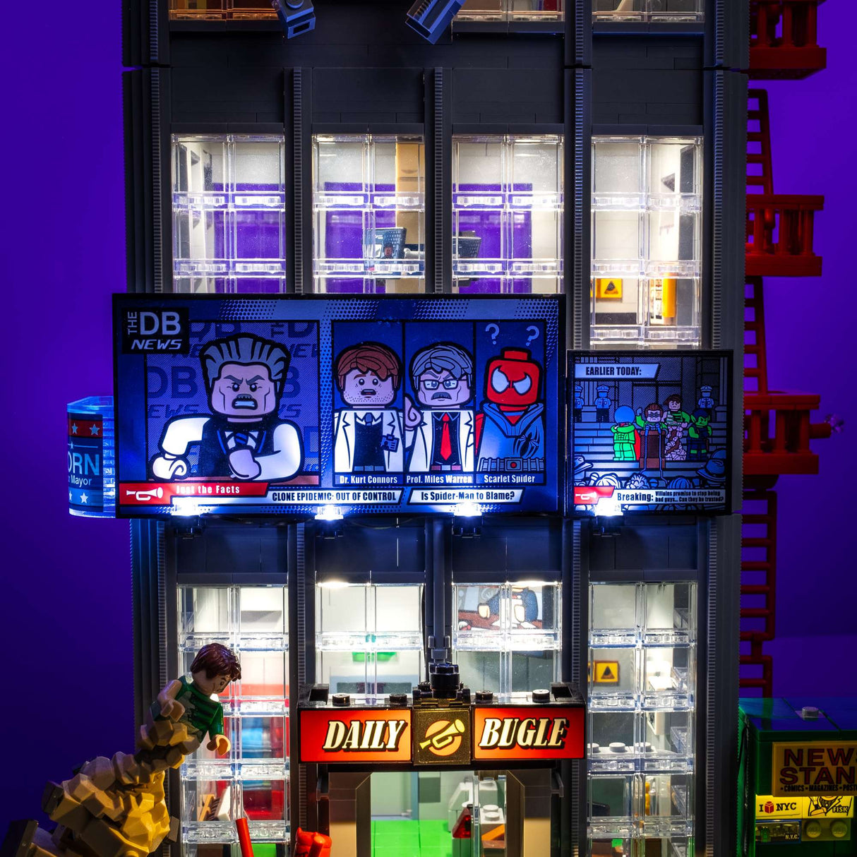 Light My Bricks (LMB) 2.0 Light Kit for LEGO #76178 Daily Bugle