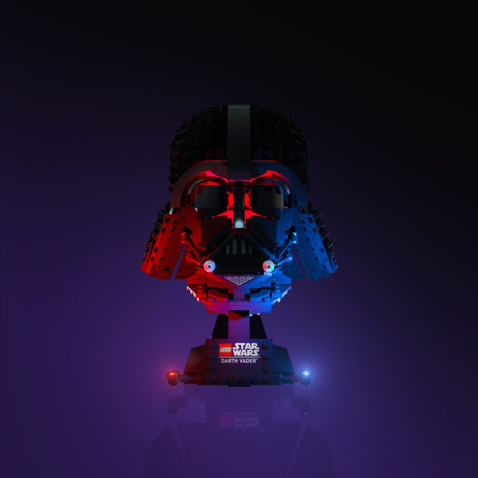 Light My Bricks (LMB) 2.0 Light Kit for LEGO #75304 Star Wars Darth Vader Helmet