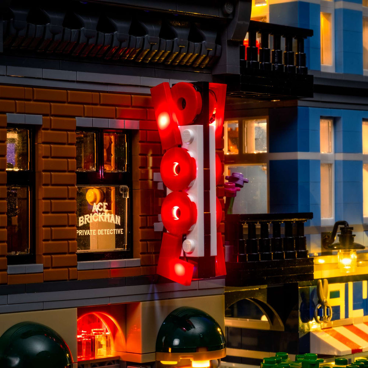 Light My Bricks (LMB) 2.0 Light Kit for LEGO #10246 Detective’s Office