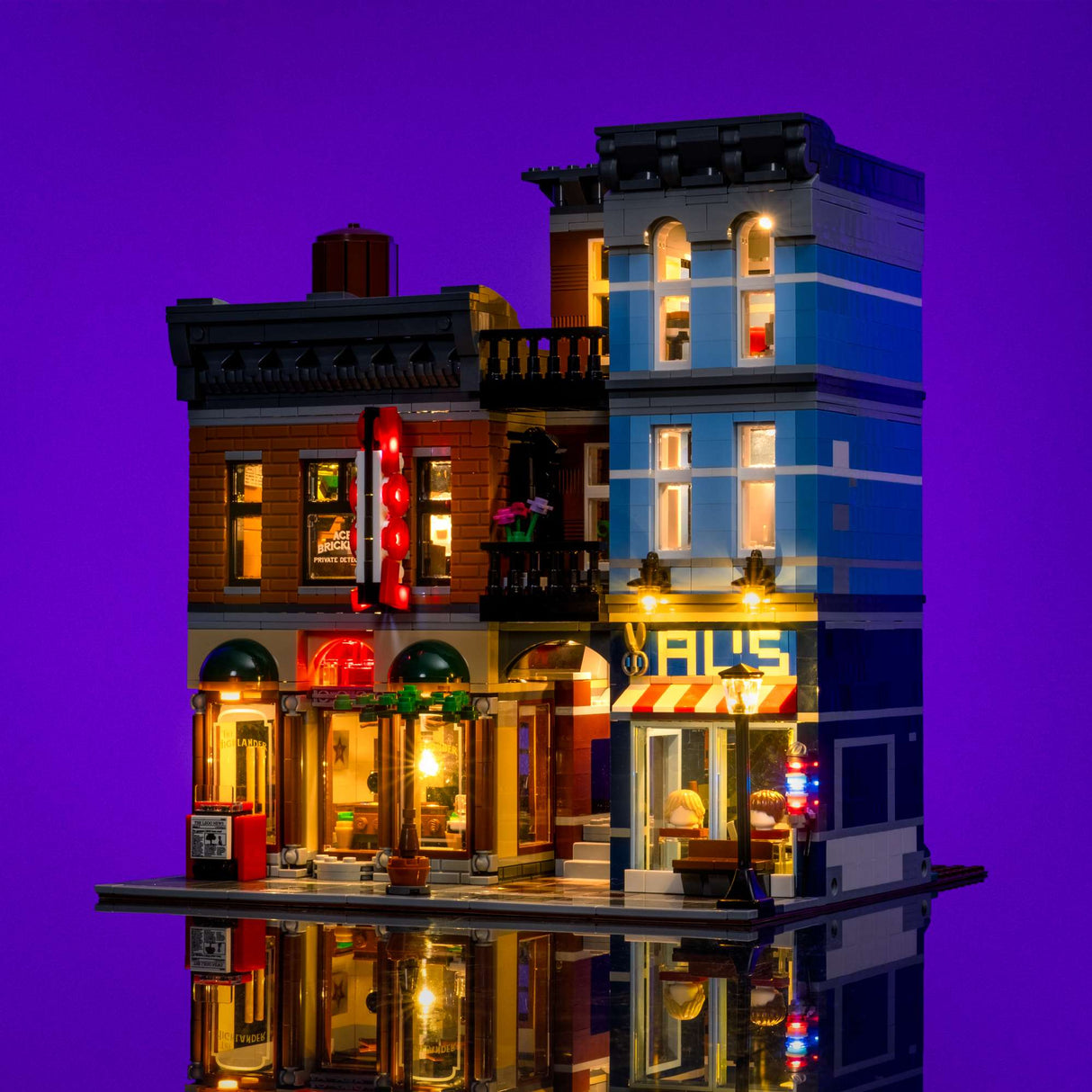 Light My Bricks (LMB) 2.0 Light Kit for LEGO #10246 Detective’s Office