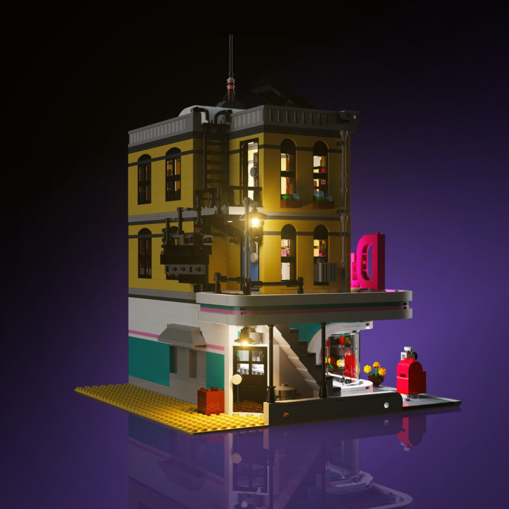 Light My Bricks (LMB) 2.0 Light Kit for LEGO #10260 Downtown Diner