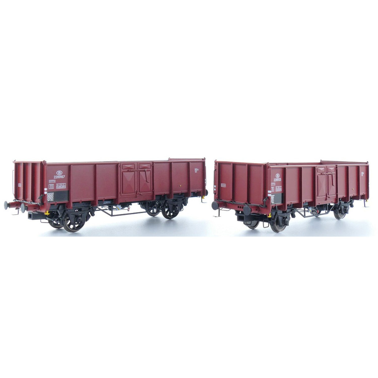 Set - SNCB UIC 2289135 Normal-Wheel & SNCB UIC 2289167 Spokewheel