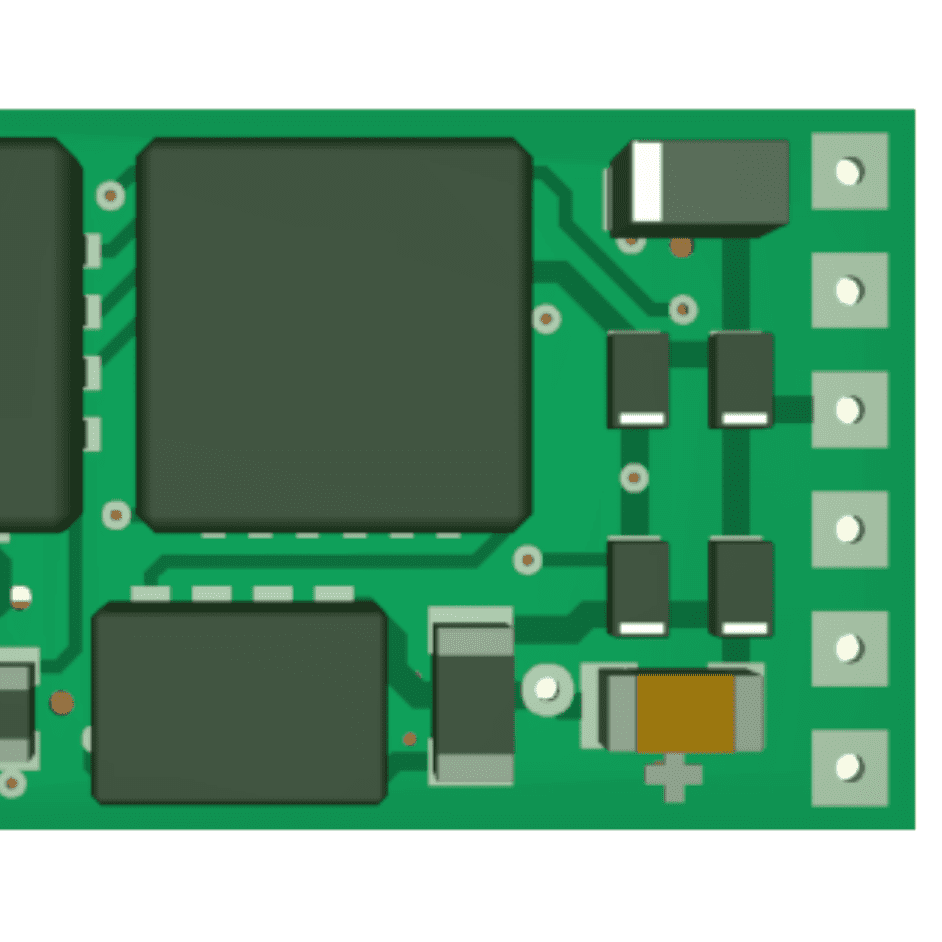 Vehicle function decoder FH05B for SX1, SX2, DCC and MM, With ribbon cable for NEM 651