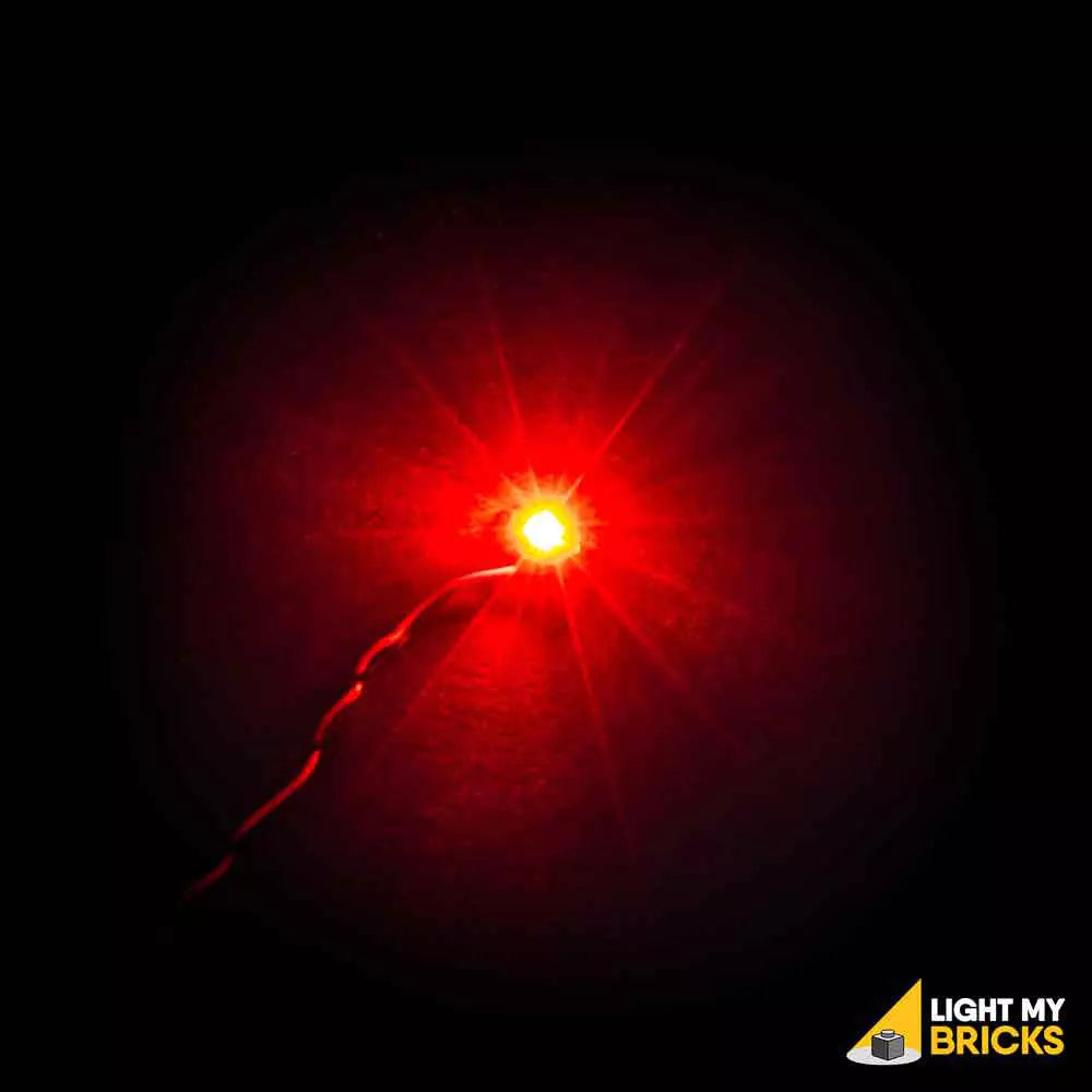 Light My Bricks (LMB) - Components - Bit Lights (Flashing Red) 30cm - (4 pack)