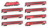 8 pcs. Passenger Train with Rh 1116 “100 Years ÖBB” Railjet, Epoch VI