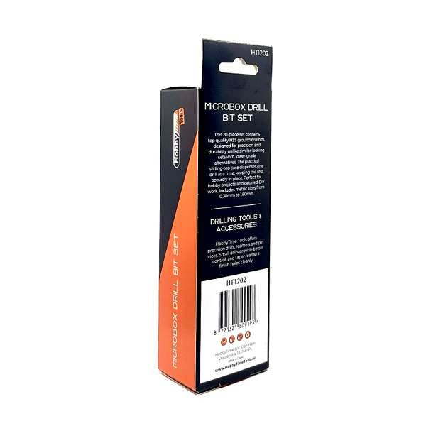 Microbox Drill Bit Set – 20 Pieces (0.3–1.6mm)