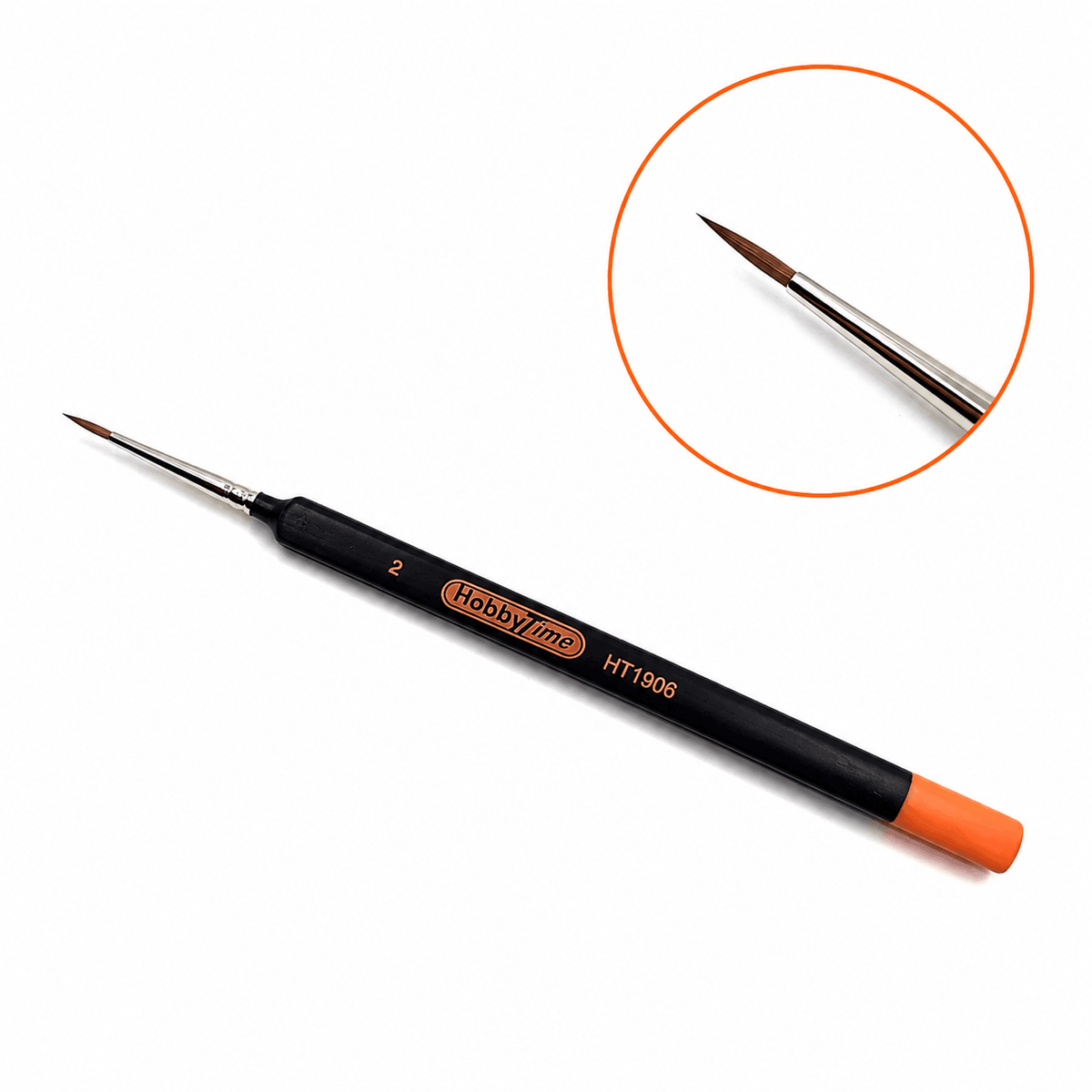 Red Sable Triangular Handle Detail Brush - 2