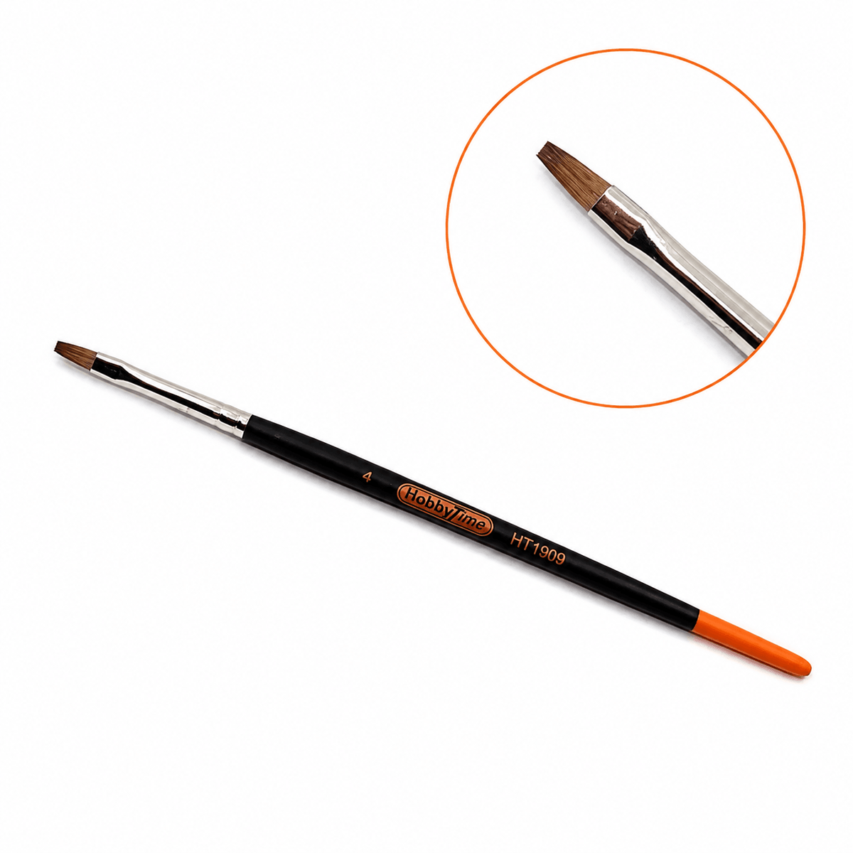 Red Sable Classic Round Handle Brush - 4