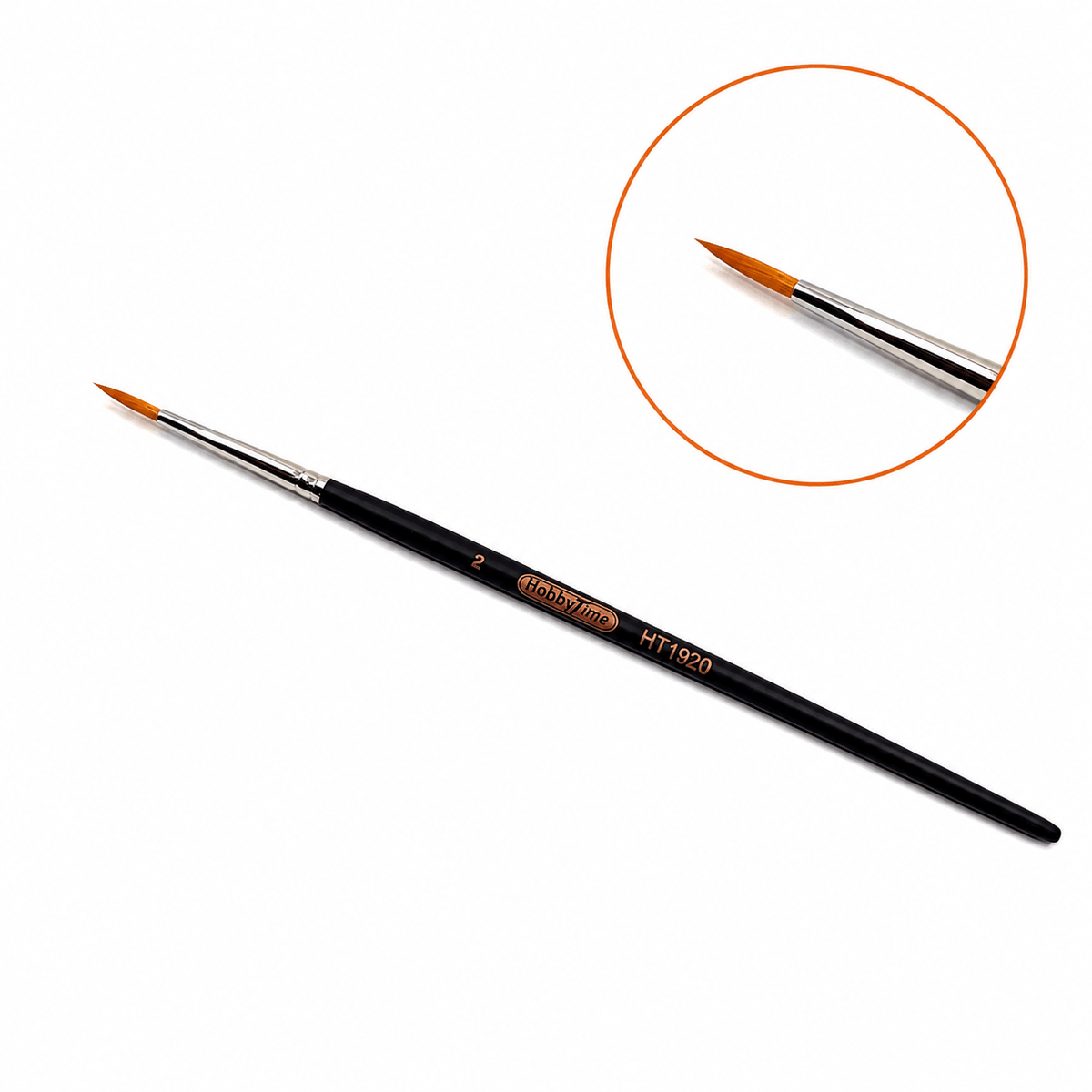 Synthetic Classic Round Handle Brush - 2