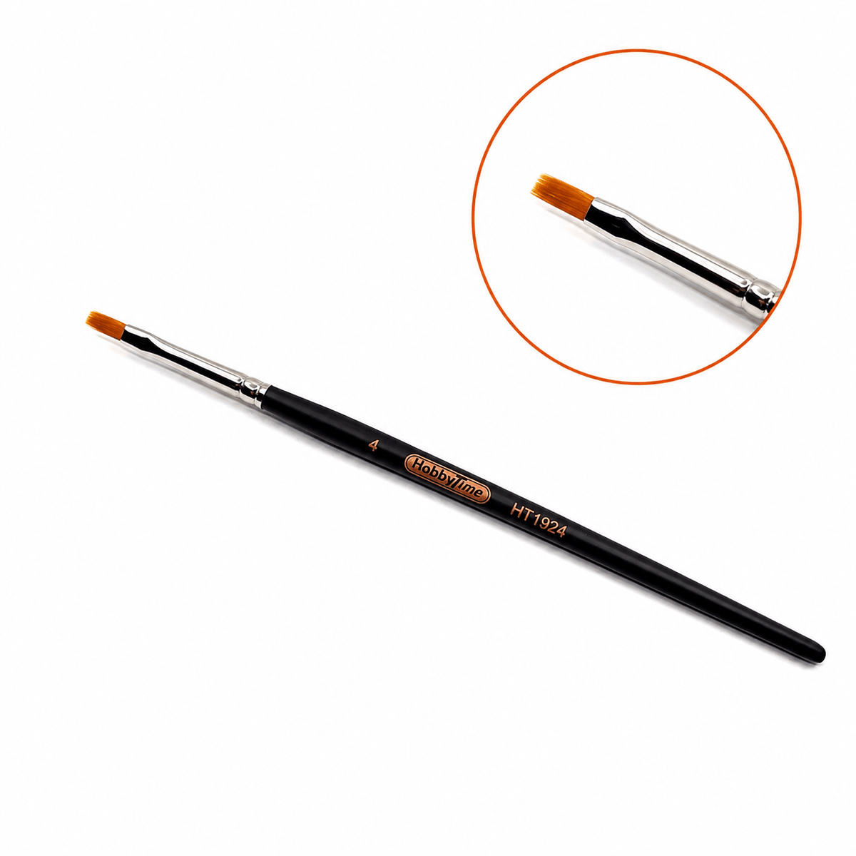 Synthetic Flat Brush - 4