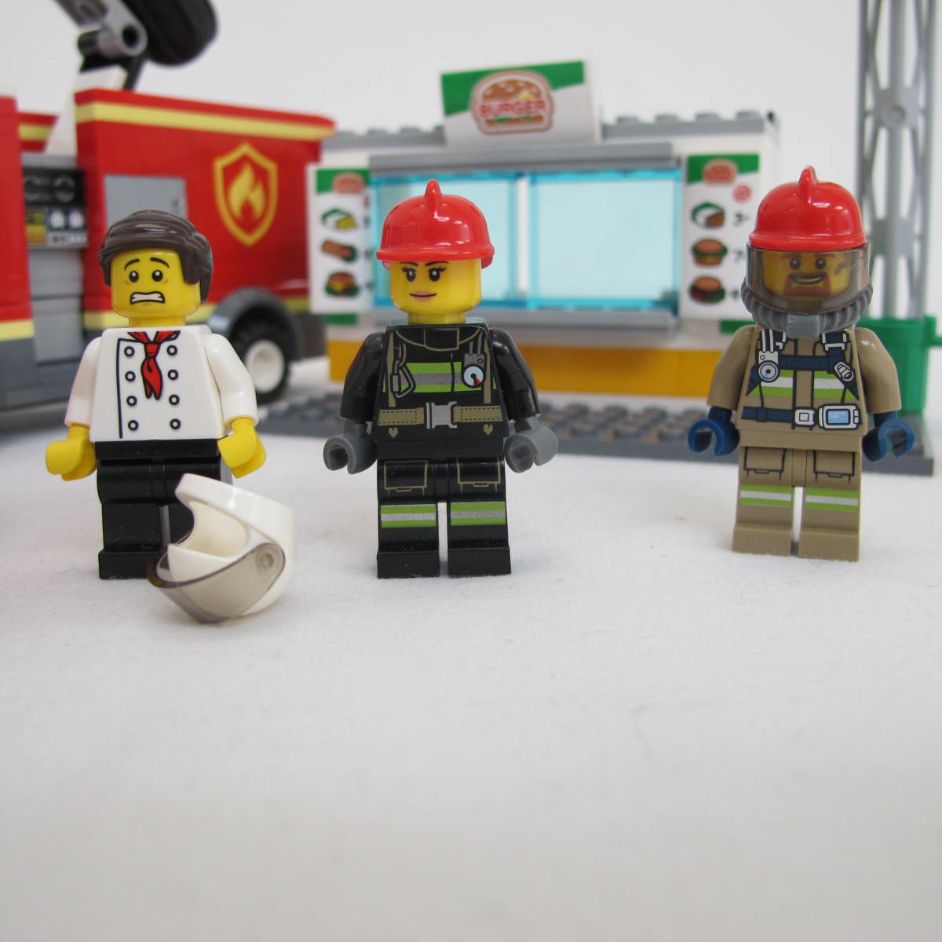 Burger Bar Fire Rescue. Complete with instructions and box