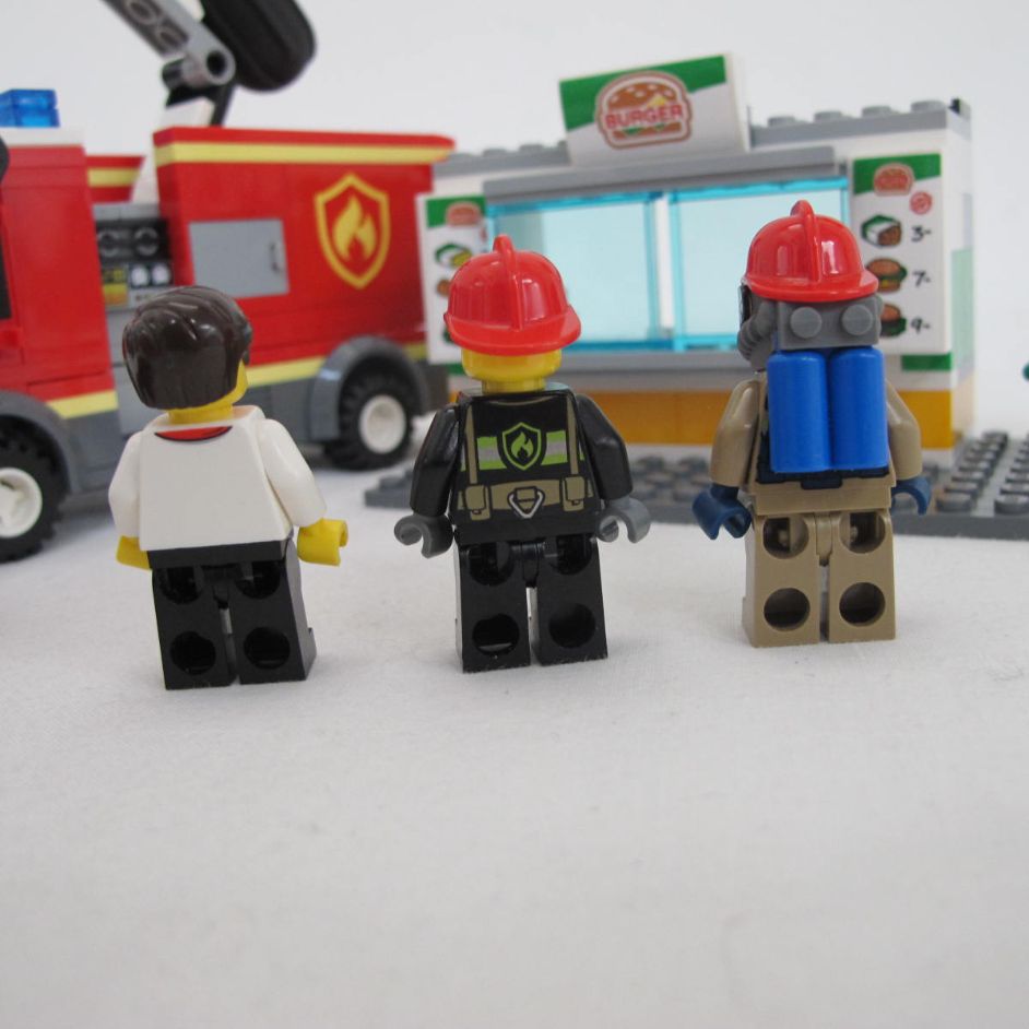 Burger Bar Fire Rescue. Complete with instructions and box