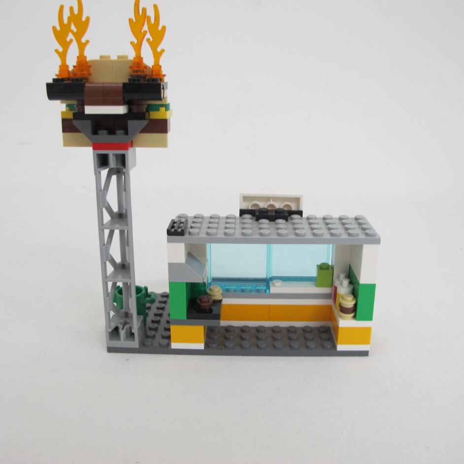 Burger Bar Fire Rescue. Complete with instructions and box