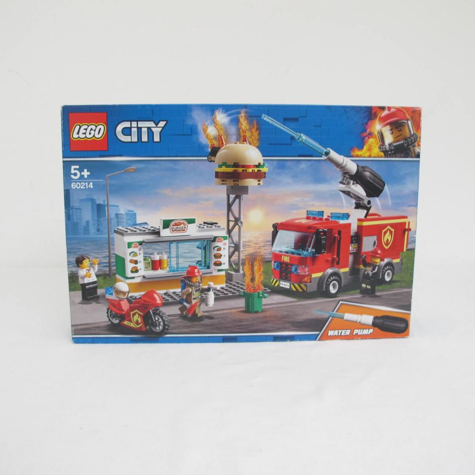 Burger Bar Fire Rescue. Complete with instructions and box