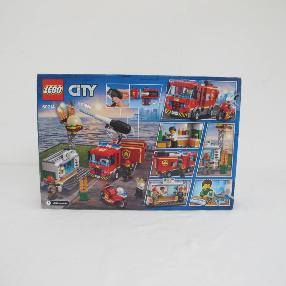Burger Bar Fire Rescue. Complete with instructions and box