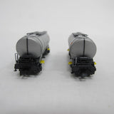 2 piece set silo wagons type Uacns of the Vigier Cement.