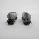 2 piece set silo wagons type Uacns of the Vigier Cement.
