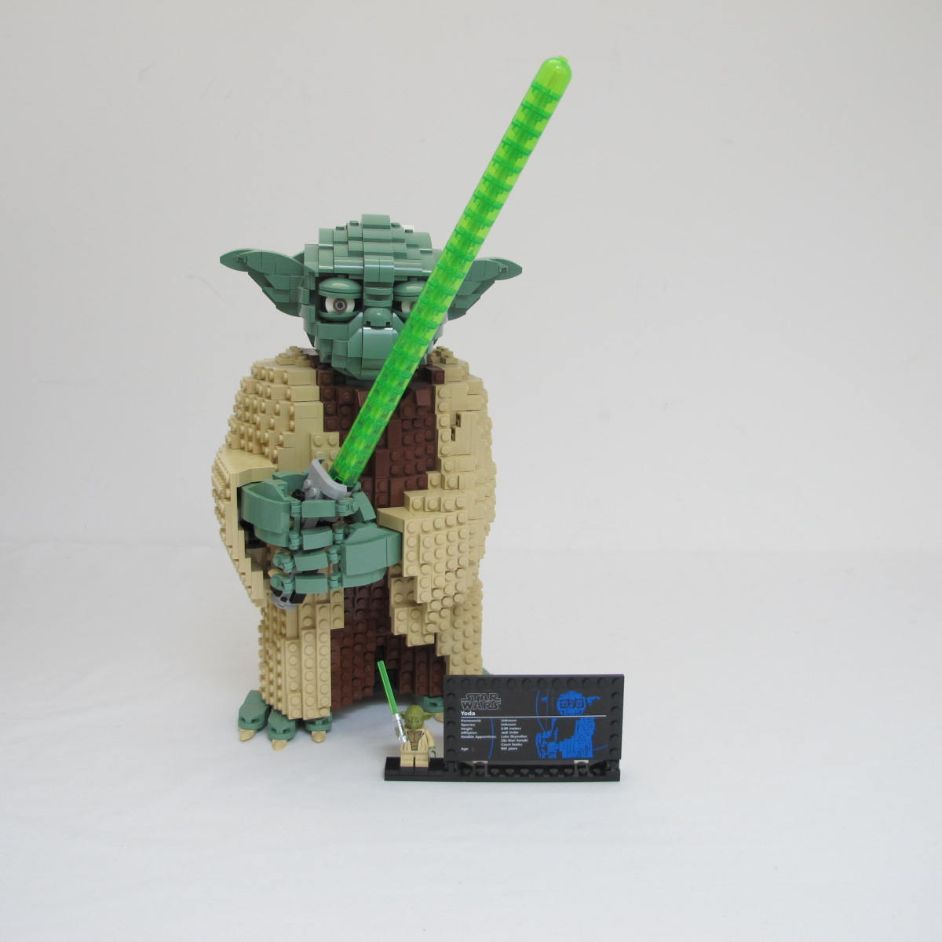 Yoda. Complete with instructions and box