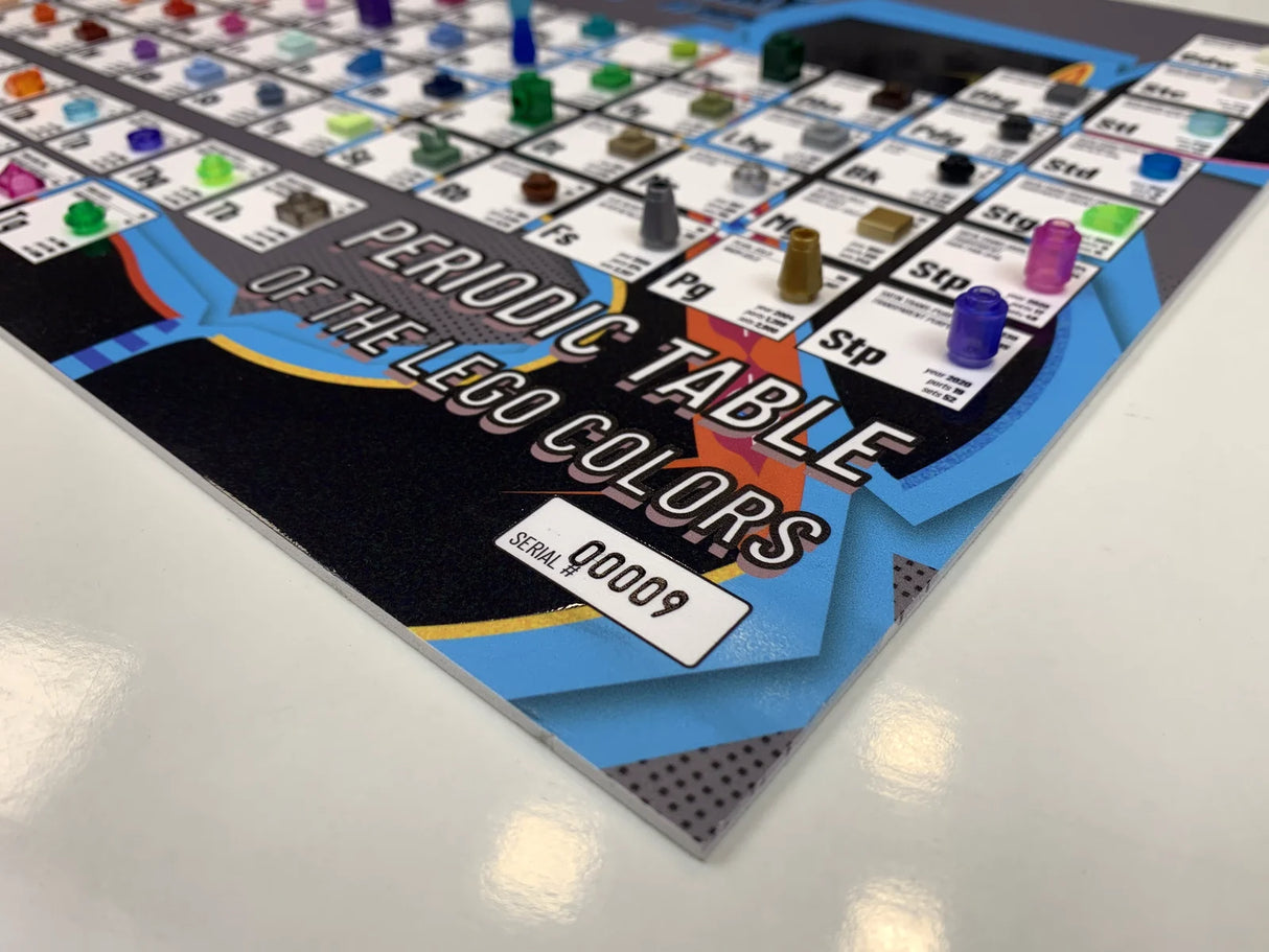 The Periodic Table Of LEGO Colors V3.0 | 5th Anniversary Edition 2025