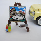 Fiat 500 {Bright Light Yellow Edition}. Complete with instructions, no box