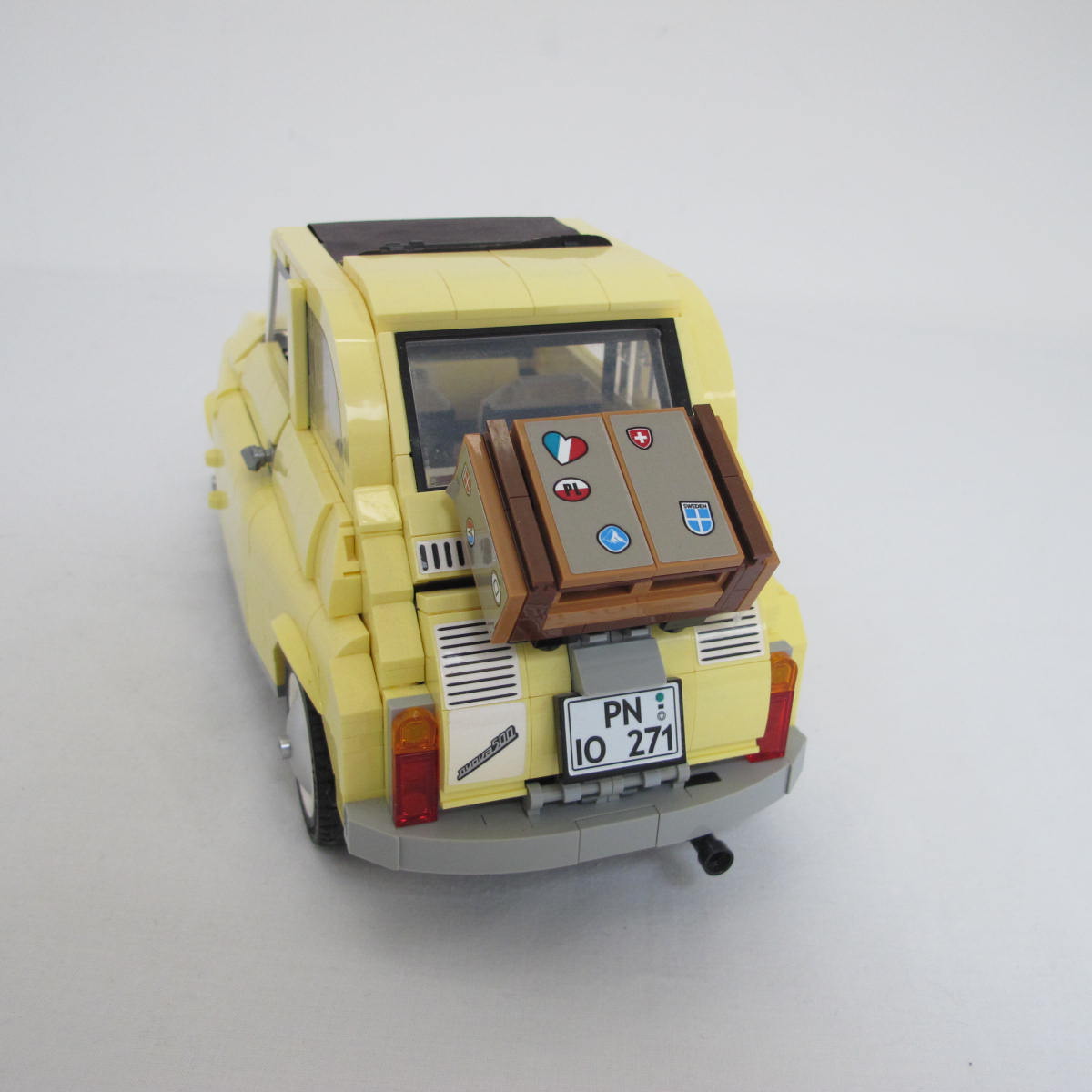 Fiat 500 {Bright Light Yellow Edition}. Complete with instructions, no box